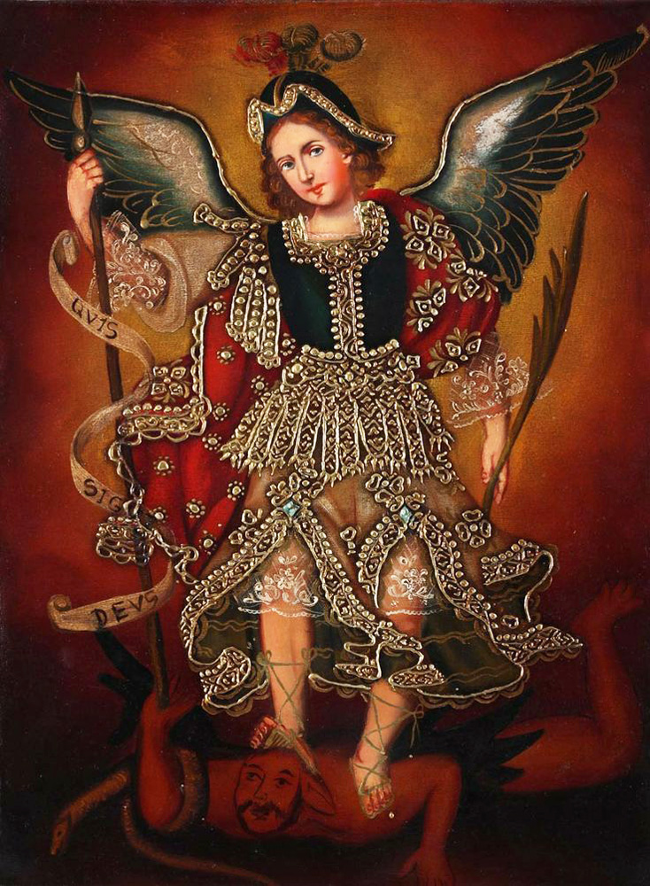 archangel saint michael cuzco school, Marcos Zapatra